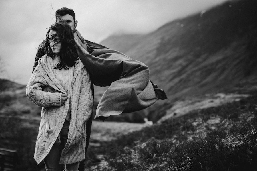 after wedding photo session in scotland