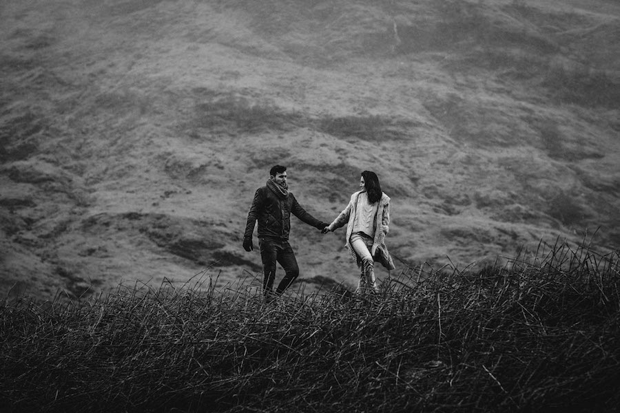 after wedding photo session in scotland