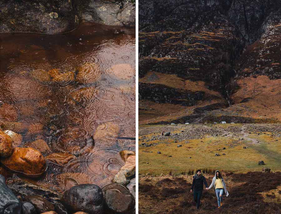 after wedding photo session in scotland