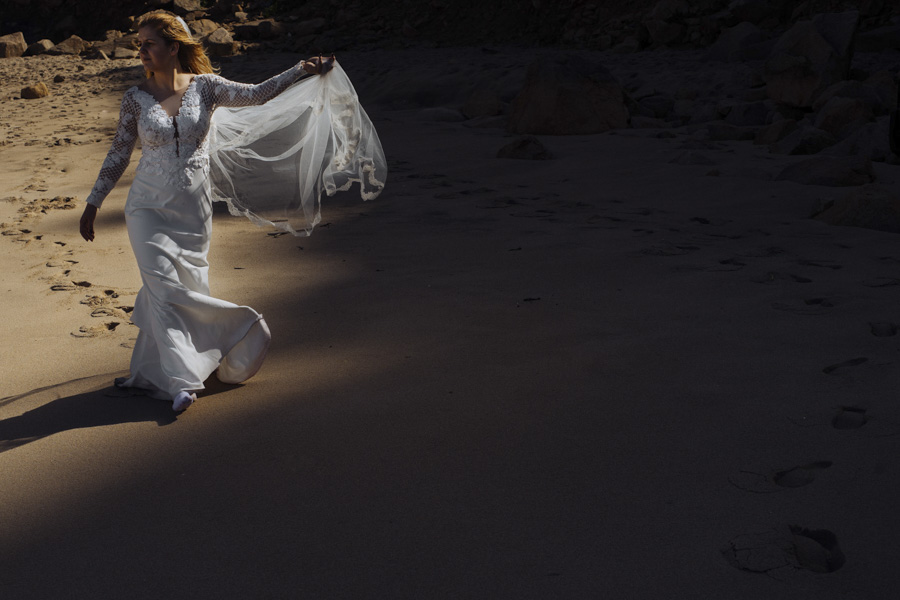 outdoor wedding session